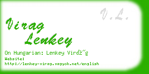 virag lenkey business card